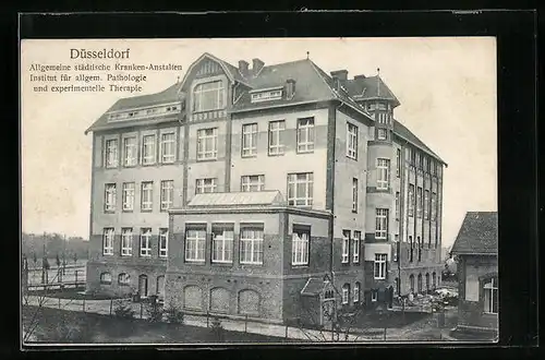 AK Düsseldorf, Allgemeine städt. Kranken-Anstalten Institut für allgem. Pathologie
