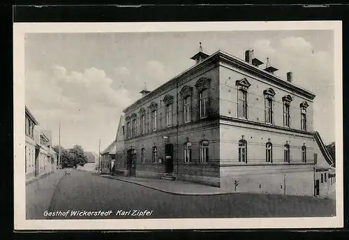 AK Apolda, Gasthof Wickerstedt Karl Zipfel