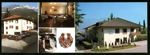 Klapp-AK Tramin a. d. Weinstrasse, Gasthof Garni Resi in der Weinstrasse 78