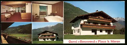 Klapp-AK Plaus b. Meran, Gasthaus Garni Sonnwend von Karl Ladurner