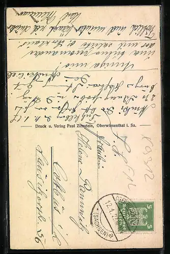 AK Oberwiesenthal, Schwebebahn über Skipiste