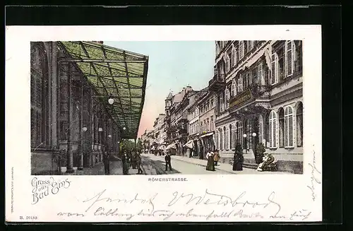 AK Bad Ems, Partie in der Römerstrasse