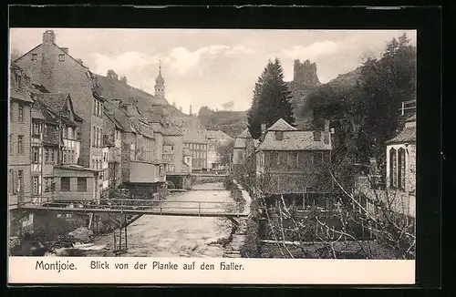 AK Montjoie, Blick von der Planke auf den Haller