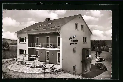 AK Bischofsgrün im Fichtelgebirge, Hotel Garni 4 Jahreszeiten