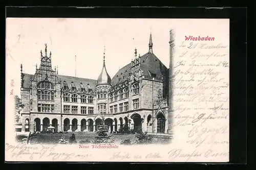 AK Wiesbaden, Neue Töchterschule