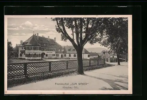 AK Kirschau O /L, Fremdenhof Zum Weber