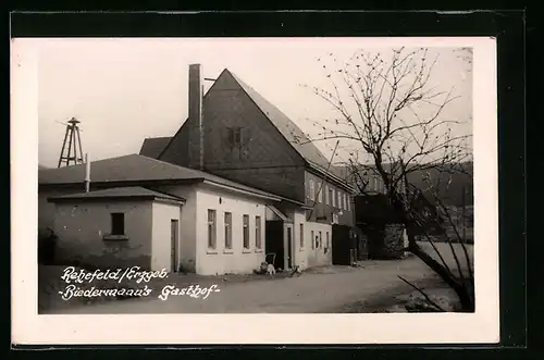 AK Rehefeld / Erzgeb., Biedermann`s Gasthof