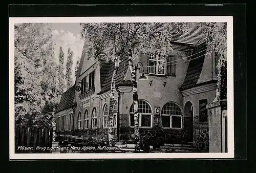 AK Möser, Krug z.gr. Krans Hans Jödicke