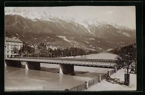 Foto-AK Fritz Gratl: Innsbruck, Innbrücke