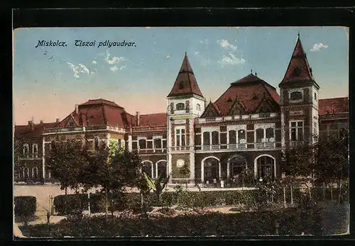 AK Miskolcz, Tiszai pályaudvar, Bahnhof