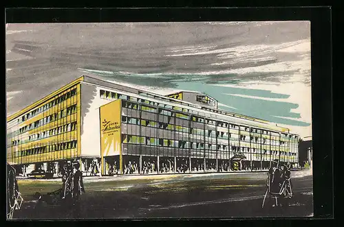 Künstler-AK Malmö, Hotell Arkaden