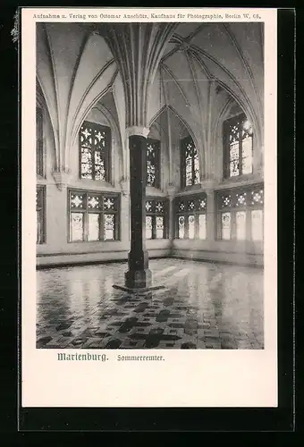 AK Marienburg, Innenansicht der Sommerremter