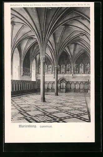 AK Marienburg, Innenansicht des Kapitelsaals