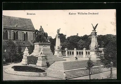 AK Breslau, Kaiser Wilhelm-Denkmal