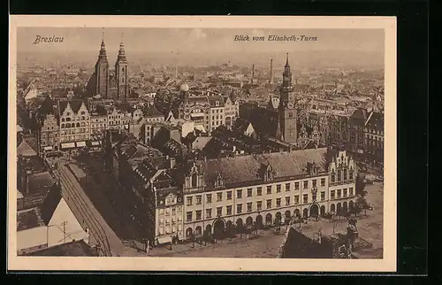 AK Breslau, Blick vom Elisabeth-Turm