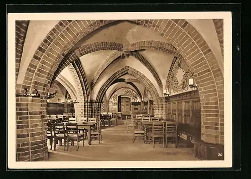 AK Breslau, Gasthaus Schweidnitzer Keller im Rathaus, Die Bucht