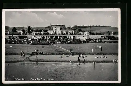 AK Ottmachau, Strandbad am Stausee