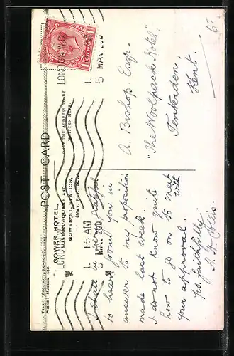 AK London, Gower Hotel