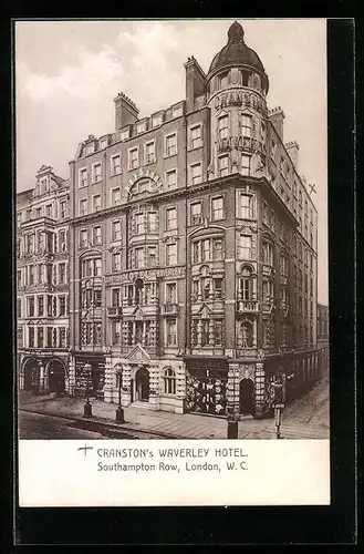 AK London, Cranston`s Waverley Hotel, Southampton Row