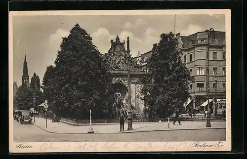 AK Stettin, Partie am Berliner Tor