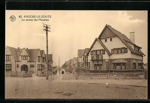 AK Knocke-Le-Zoute, Le sentier des Mouettes