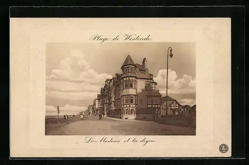 AK Westende, La Madona et la digue