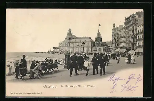 AK Ostende, Le Kursaal, cote de l`ouest