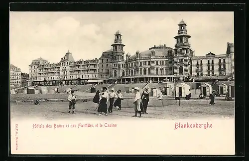 AK Blankenberghe, Hotel des Bains et des Familles et le Casino