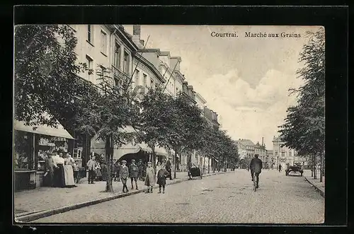 AK Courtrai, Marche aux Grains