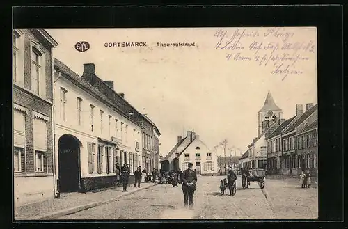 AK Cortemarck, Thouroutstraat