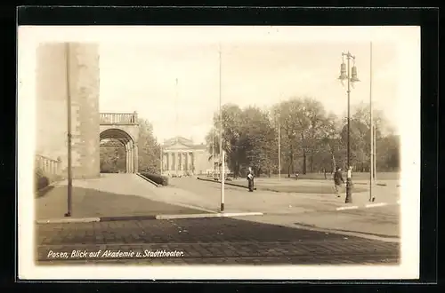AK Posen, Blick auf Akademie und Stadttheater