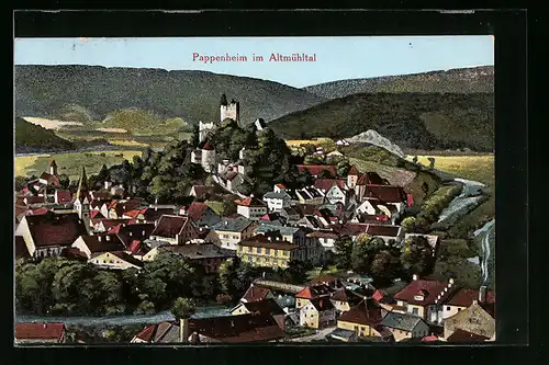 AK Pappenheim im Altmühltal, Ortsansicht