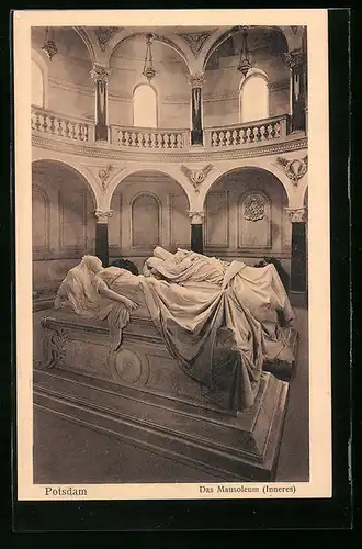 AK Potsdam, Das Mausoleum, Innenansicht