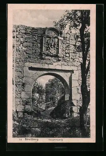 AK Streitberg, Burgeingang