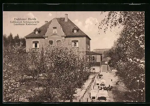 AK Schmannewitz /Dahlener Heide, Gasthaus Landhaus Kadschun