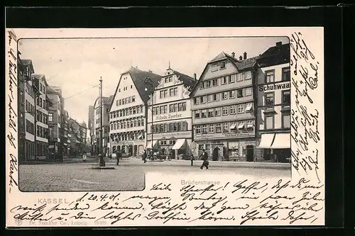 AK Kassel, Geschäfte in der Brüderstrasse