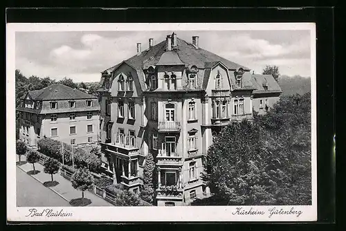 AK Bad Nauheim, Hotel und Kurheim Gutenberg