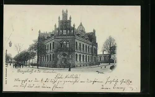 AK Bergedorf, Kaiserliches Postamt