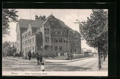 AK Hamburg-Altona, Höhere Töchterschule (Allee)