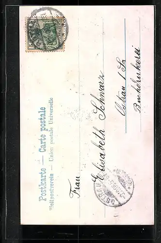 AK Rötha i. Sa., Volksschule mit Strassenpartie