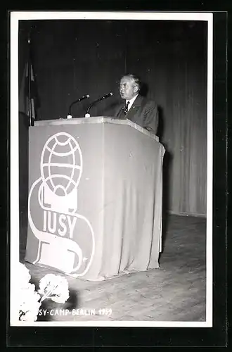 AK Berlin, Redner beim IUSY-Camp 1959