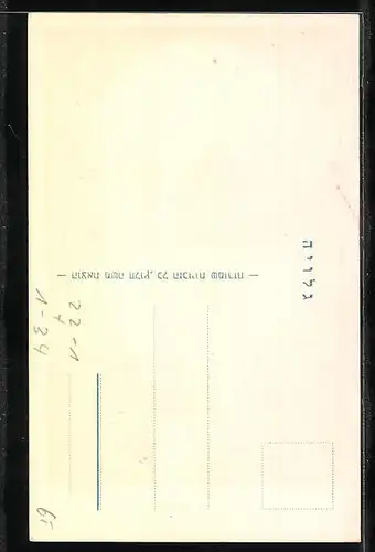 AK Israelischer Politiker mit Fliege im Porträt