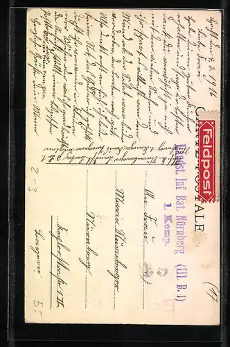 Künstler-AK Briefträger mit Brieftasche und Brief, Neujahrsgruss