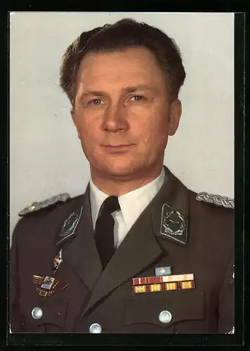 AK Erster Fliegerkosmonaut der DDR, Sigmund Jähn, Oberstleutnant der Nationalen Volksarmee