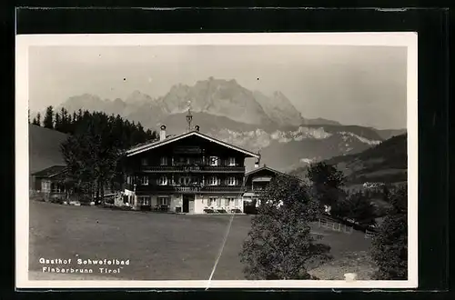 AK Fieberbrunn, Gasthof Schwefelbad