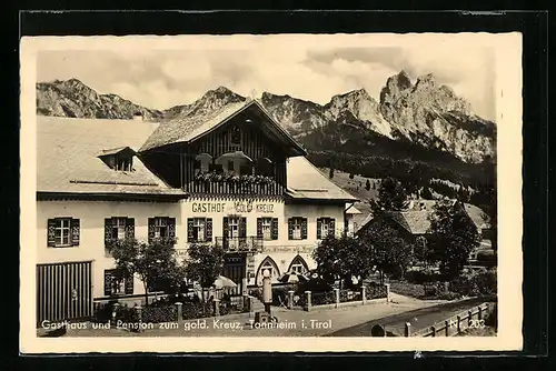AK Tannheim, Gasthaus & Pension Zum goldenen Kreuz