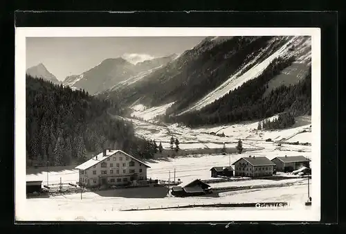 AK Gries /Sellrain, Blick auf den Grieser-Hof