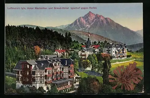 AK Igls, Hotel Maximilian und Grand-Hotel