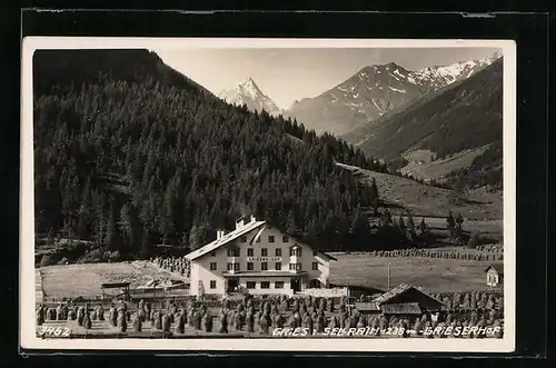 AK Gries i. Sellrain, Blick auf den Grieser-Hof