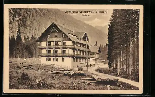 AK Reutte, Alpenhotel Ammerwald